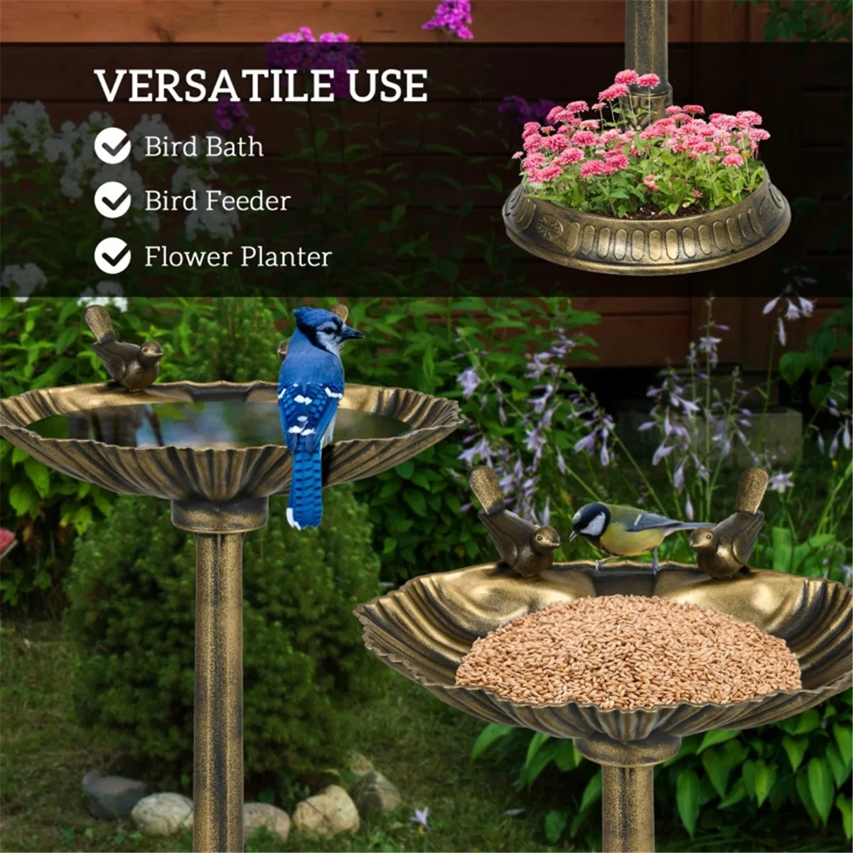 Bird Bath /Bird Feeder Bowl ( Amazon Shipping)(Prohibited by WalMart) photo 7