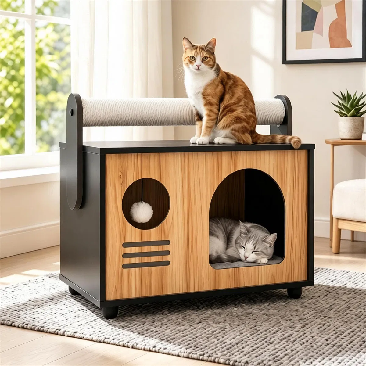 Cat and Dog Kennel Modern 19 Inches X 12 X 17.5 photo 4