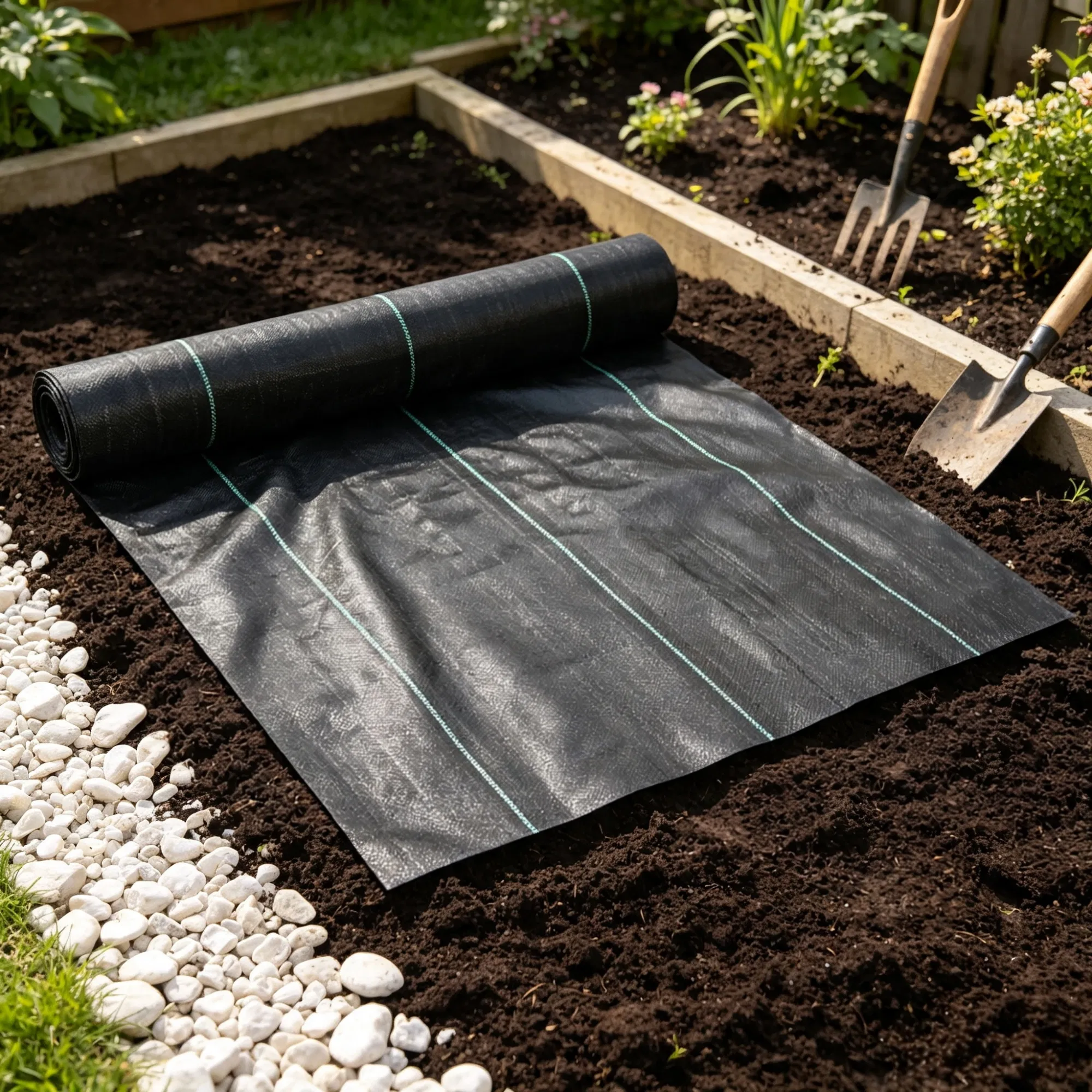 13FT x 108FT Heavy Duty Weed Barrier Fabric photo 5
