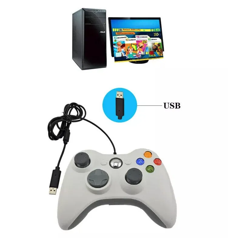 Wired Controller USB For PC Compatible With Xbox 360 / Windows 7 8 10 11 Gamepad photo 8