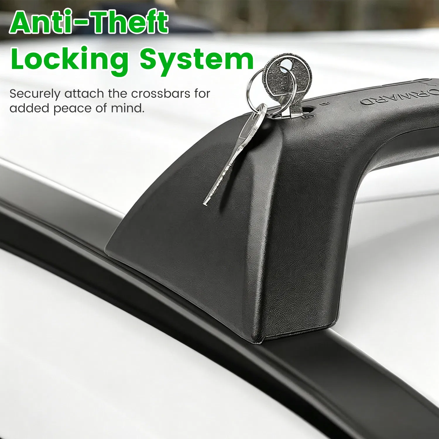 Roof Rack Cross Bars Fit for Toyota RAV4 2019-2025 Aluminum Roof Rails Cargo Crossbars for Flush Side Rails Heavy Duty Rooftop Carrier Anti-Theft Lock for Kayak Bike Luggage 260lbs Capacity photo 6