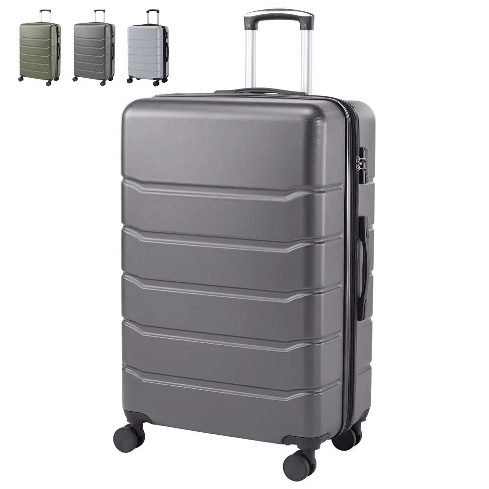 Carry-On Luggage, Hard Shell ABS Suitcase with Double Spinner Wheels, Lightweight Expandable Rolling Luggage with TSA Lock photo 8