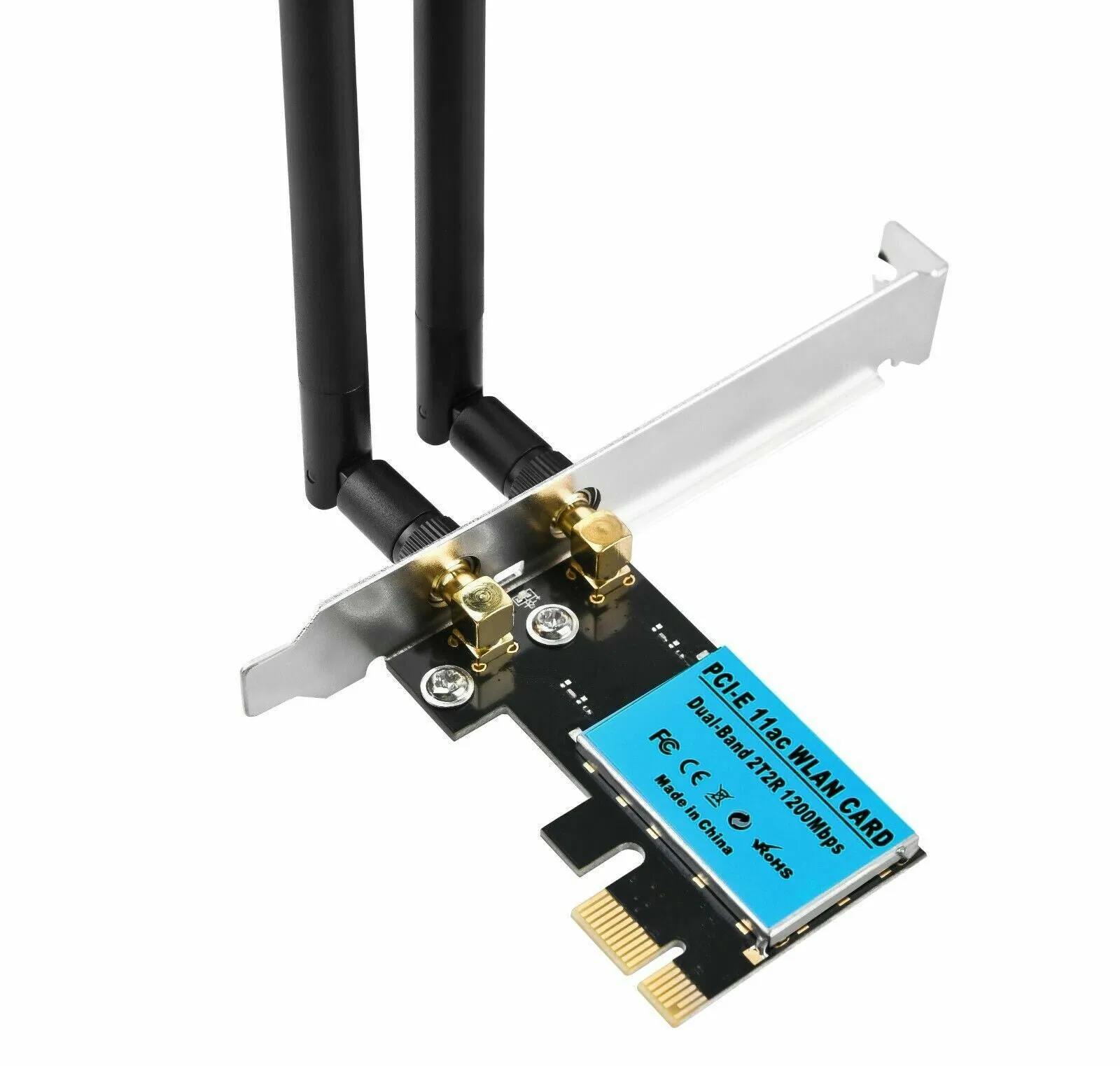 WiFi 1200Mbps Desktop PCIe Adapter 2.4G/5G Dual Band AX210 802.11AX PCI-E Card photo 6