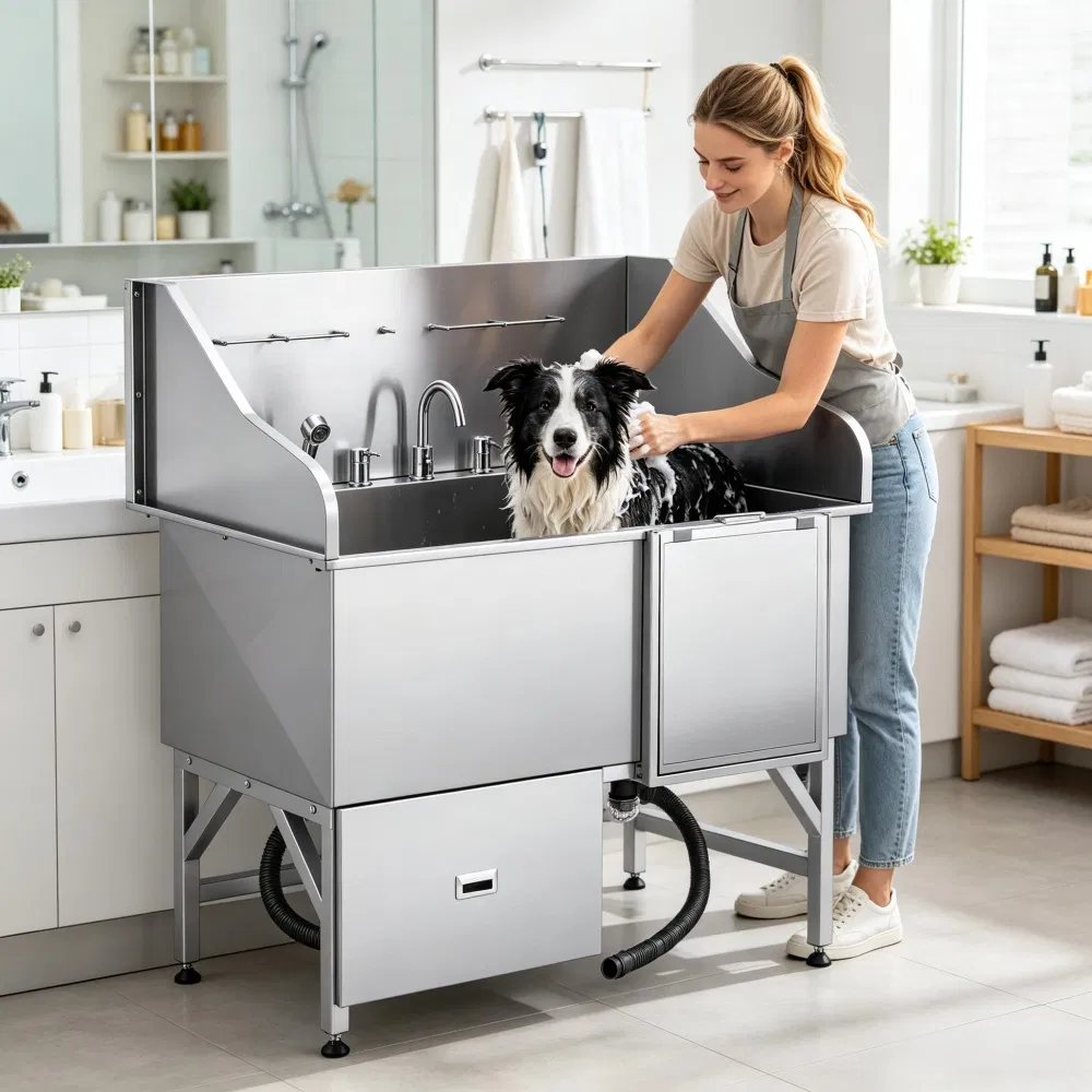 Stainless Steel Dog Washing Station photo 4