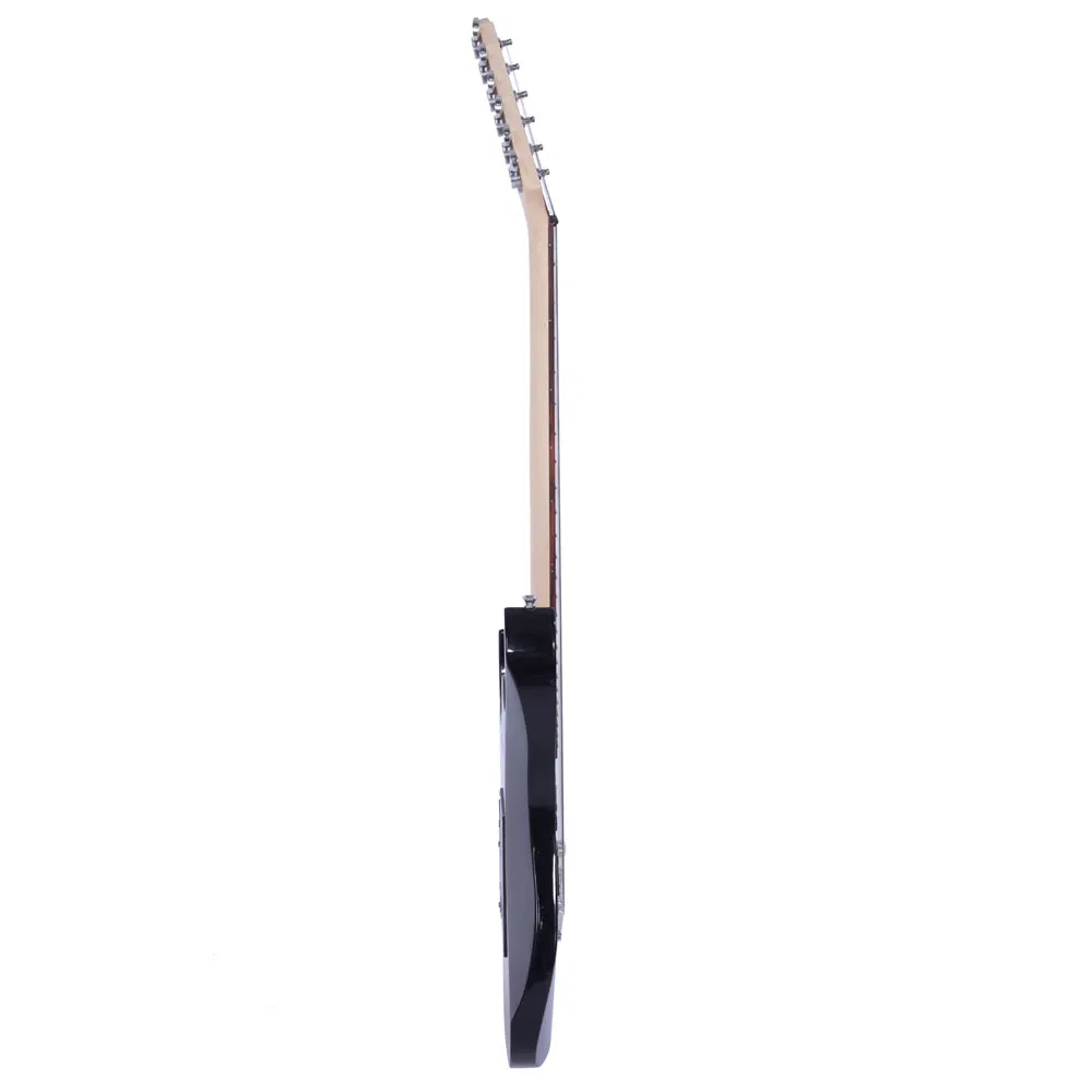 Novice Entry Level 170 Electric Guitar HSH Pickup Bag Strap Paddle Rocker Cable Wrench Tool Black photo 7