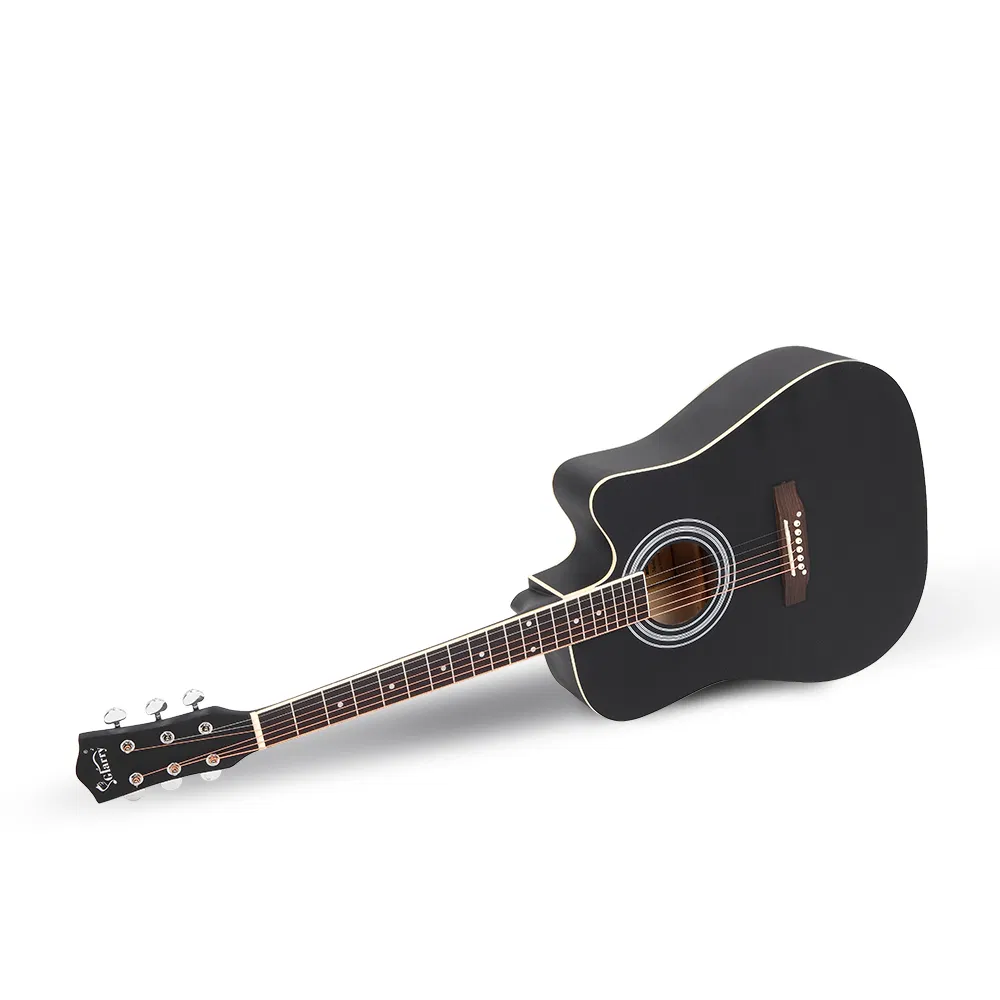 [Do Not Sell on Amazon] GT502 41-Inch Notch Spruce Panel Matte Edging Folk Guitar Bag Shield Wrench Black photo 4