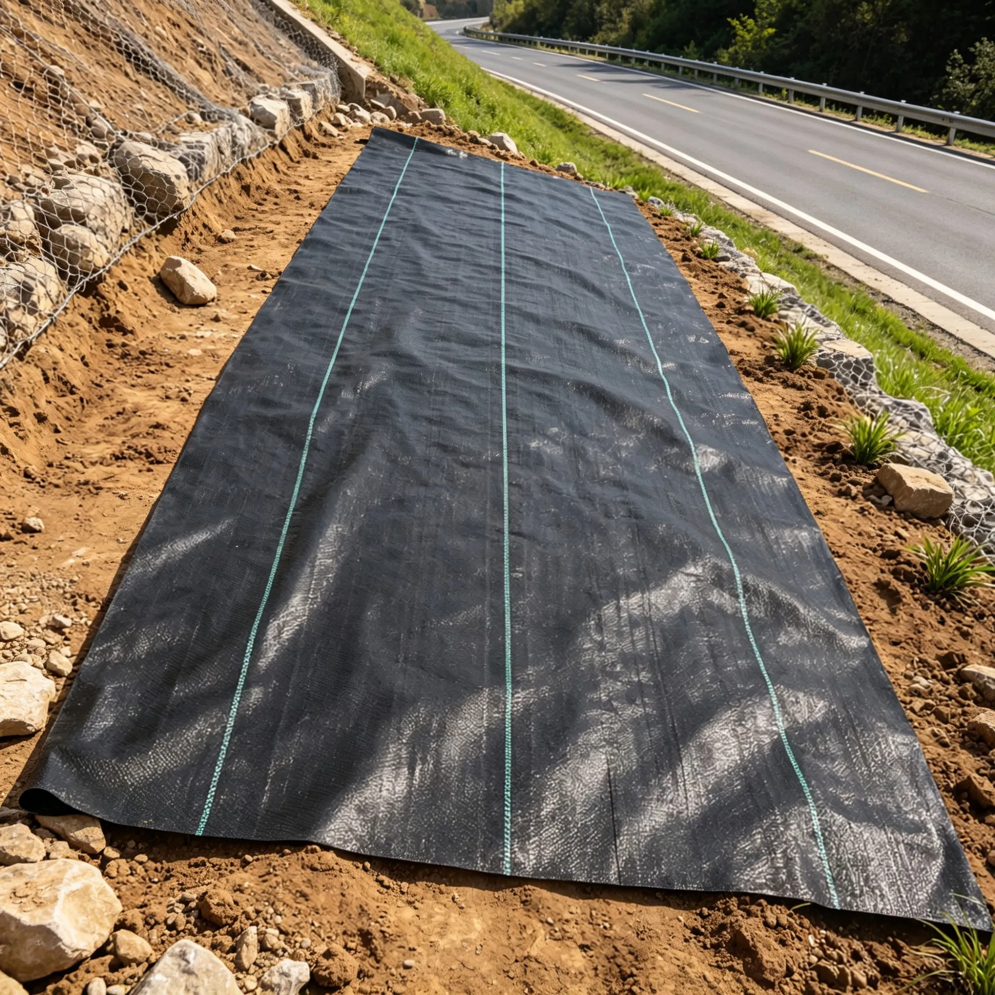 4FT x 300FT Weed Barrier Landscape Fabric, High Permeability Weed Mat for Garden & Driveway photo 6