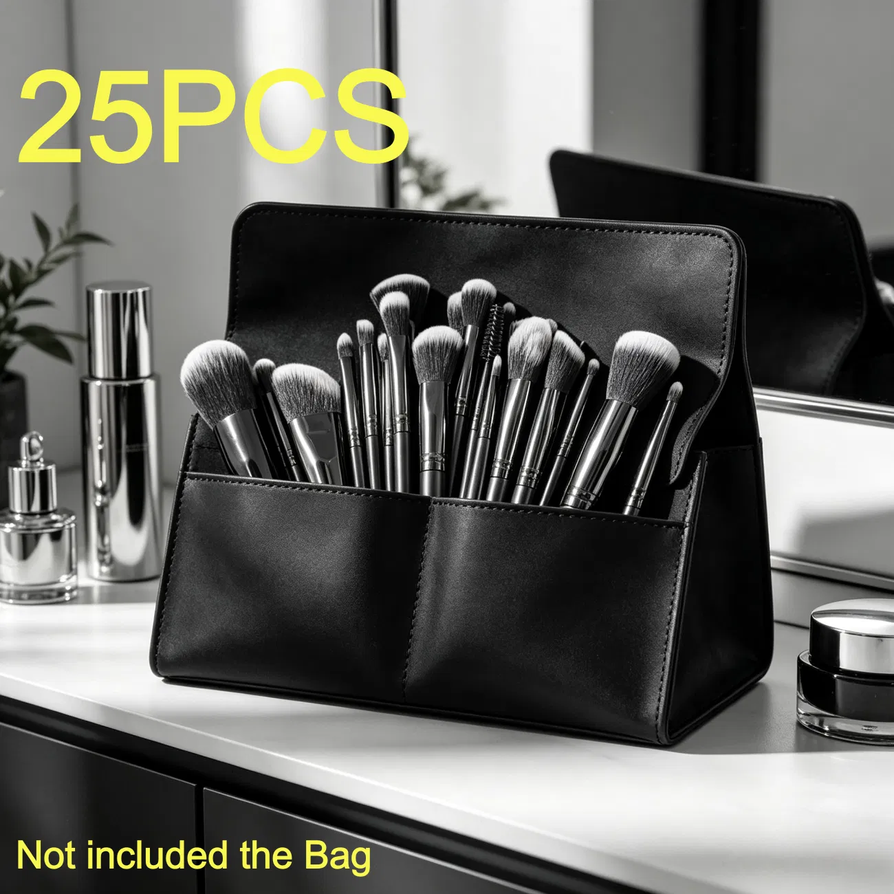 25pcs Makeup Brush Concealer Blush Foundation Eyeshadow Make Up Brush Makeup tools Black (US Logistics only For USPS.TK/TMEU only For self-pickup) photo 6
