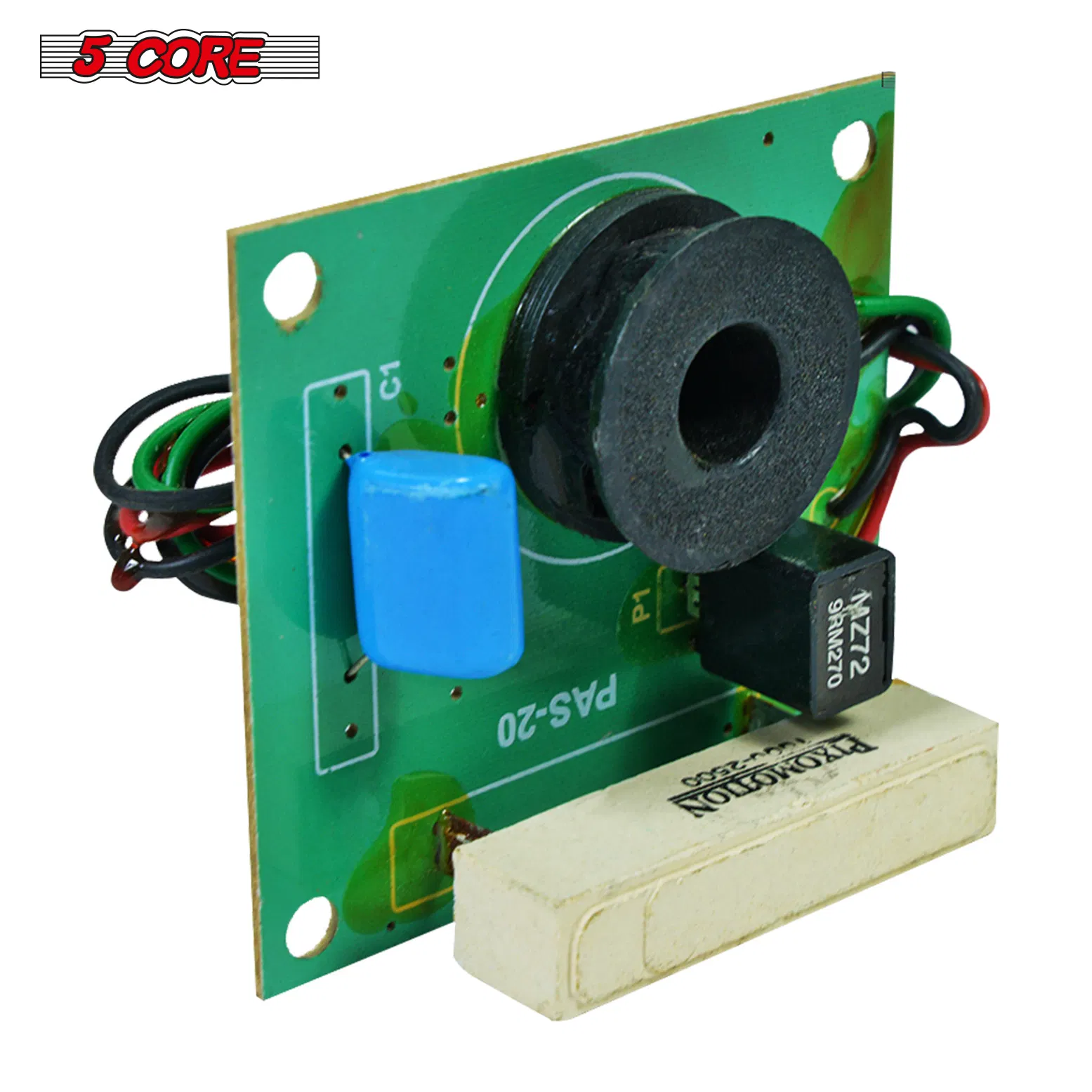 5 Core Professional Passive Crossover Network High Power & Low Resistance Air Core Coils Premium Quality Metalised Polyester Capacitor PTC for HF Protection photo 2