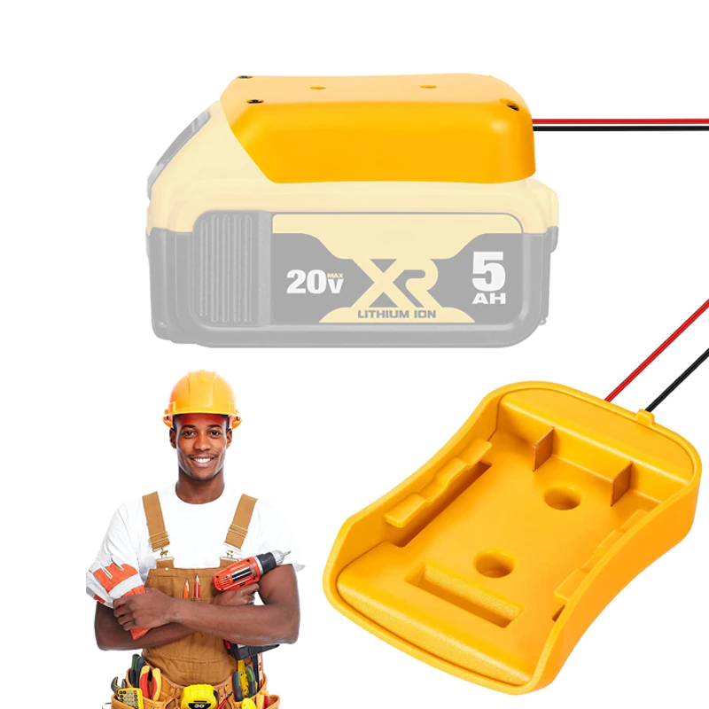 Power Connector DIY Battery Adapter Holder Dock For DeWalt 18V/20V Max Battery photo 4