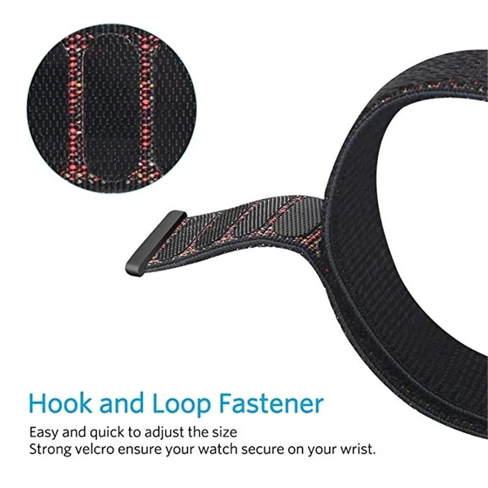 20mm 22mm Woven Nylon Sport Loop Watch Band Strap Quick Release Spring Pins USA photo 5