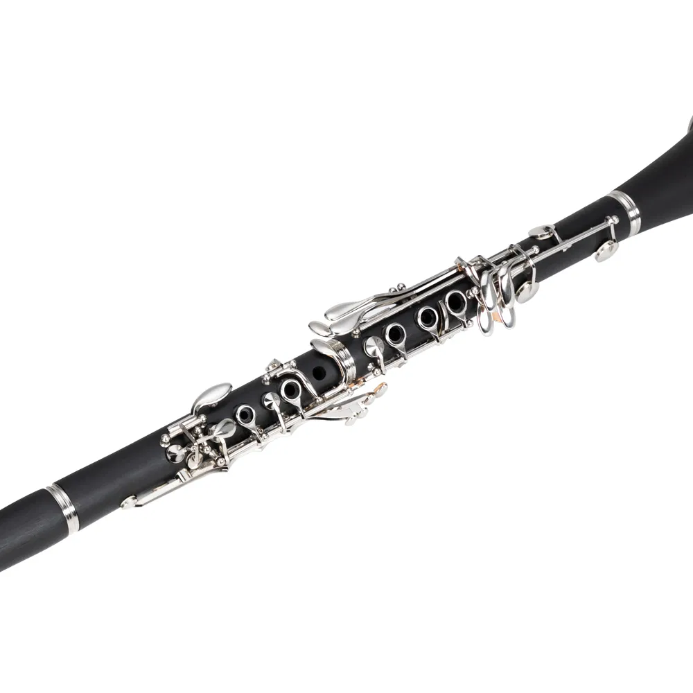 [Do Not Sell on Amazon] 17 Keys Flat B Black Clarinet with Two Mouthpieces Connector for Beginner Student photo 4