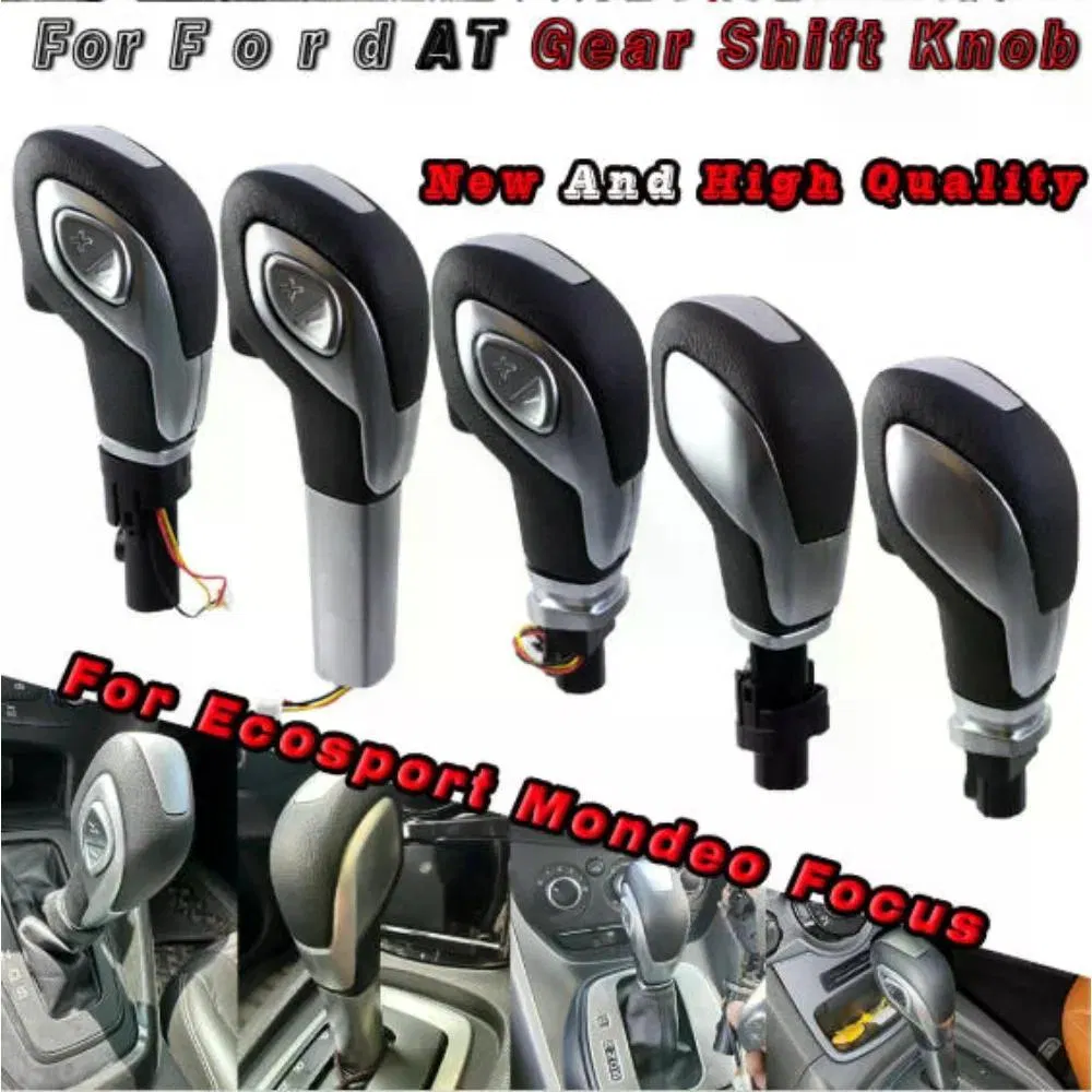 Automatic Gear Shift Knob Shifter Lever with Wire Harness Plug and Play Replacement ABS Soft Rubber Chrome Trim Comfort Grip Wear Resistant Auto Transmission Shifter photo 7