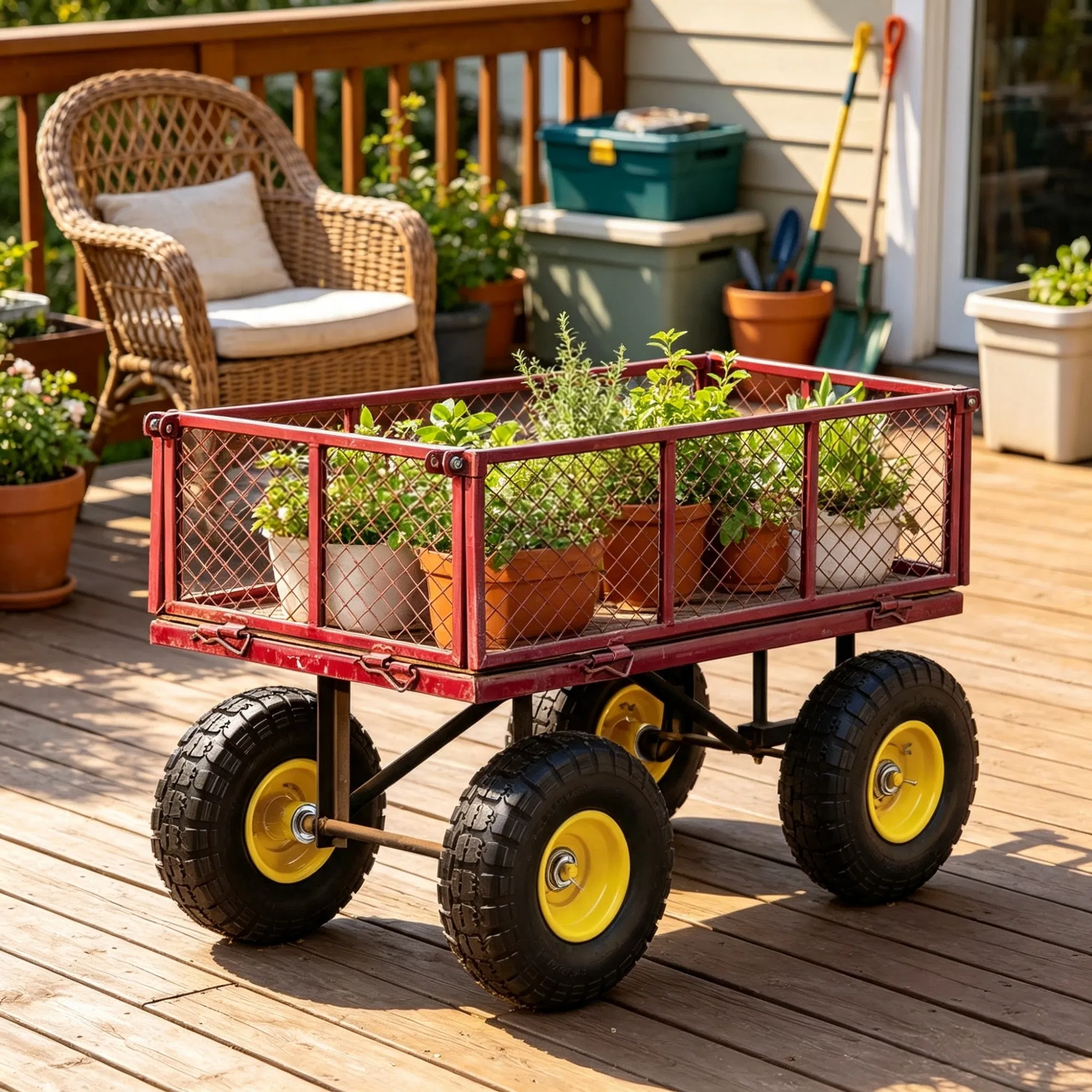 10" Run-Flat Tire & Wheel 2-Pack, 400 lbs Dynamic Load, 450 lbs Static Load, Flat Free Tubeless Replacement for Hand Truck, Utility Cart, Dolly & Garden Trailer photo 6