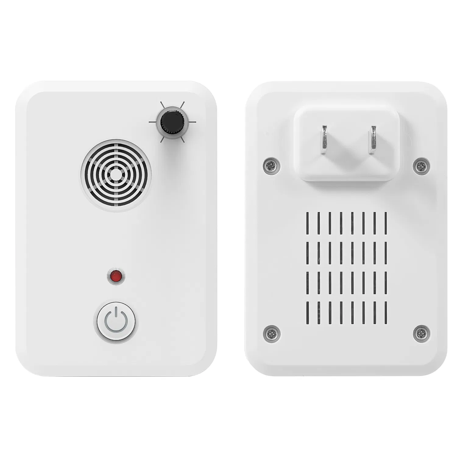 4 Packs Ultrasonic Pest Repeller, 1-75KHz 6 Adjustable Levels for Bats Birds Mice, Humane Indoor Pest Control photo 2