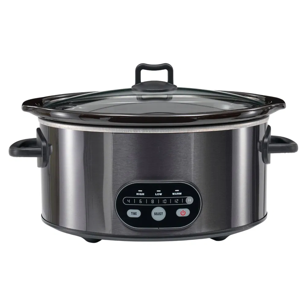 6/8 Quart Slow Cooker with 3 Cooking Settings, Non-Stick Ceramic Inner Pot, Dishwasher-Safe Lid, Multi-Functional Slow Cooker for Soups, Stews, Roast Chicken, Easy to Clean photo 7