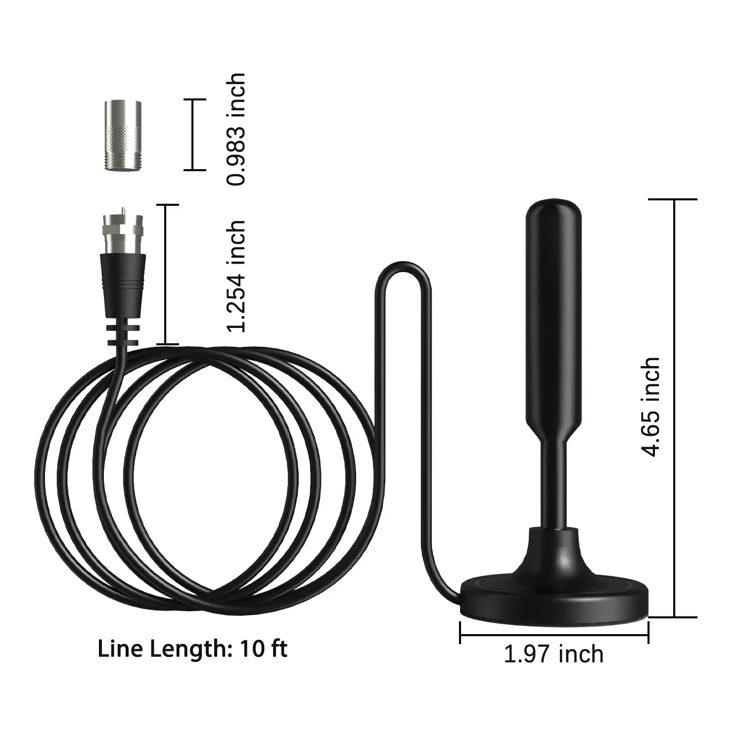 5600Miles Upgraded TV Antenna HDTV Amplified Digital 4K 1080P Long Range Indoor photo 7