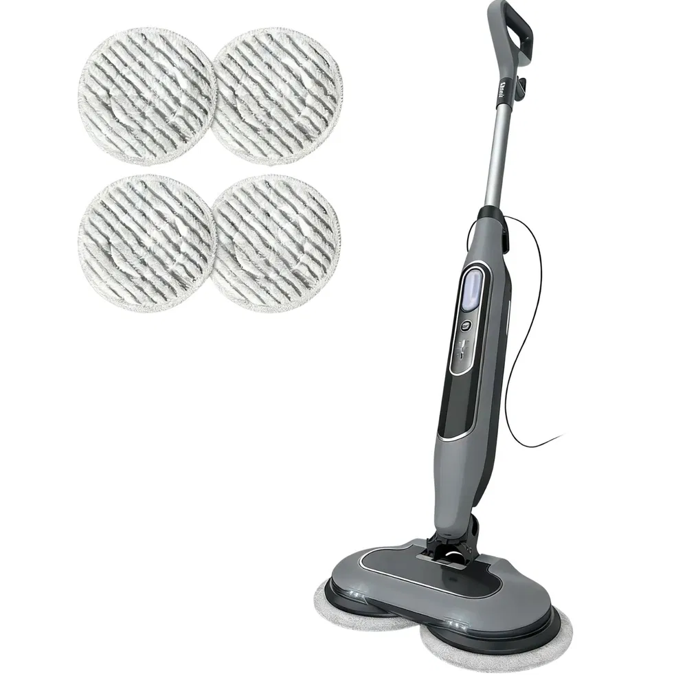 Dual Head Hard Floor Steam Mop, 3 Adjustable Steam Modes, LED Headlights, Lightweight for Home Tile Cleaning photo 7