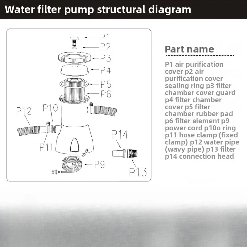 Frame Pool Filter Pump photo 2