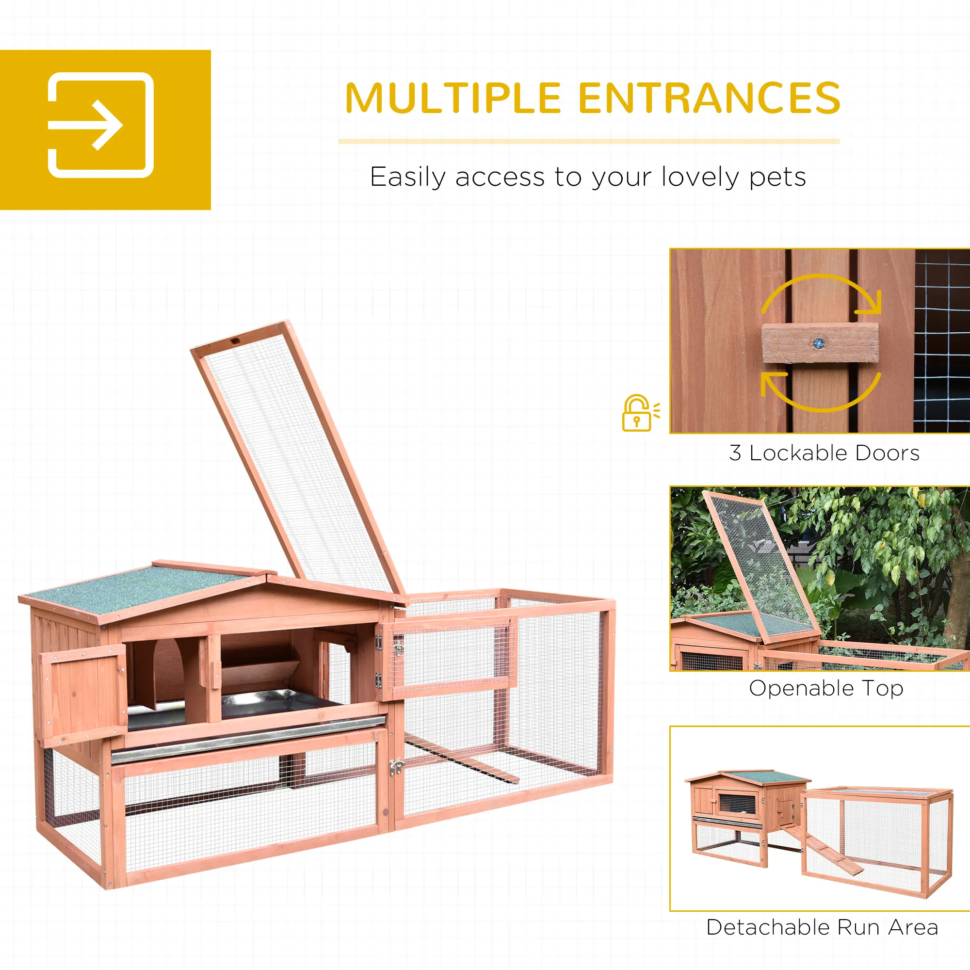 Rabbit Cage Outdoor, Rabbit House photo 5