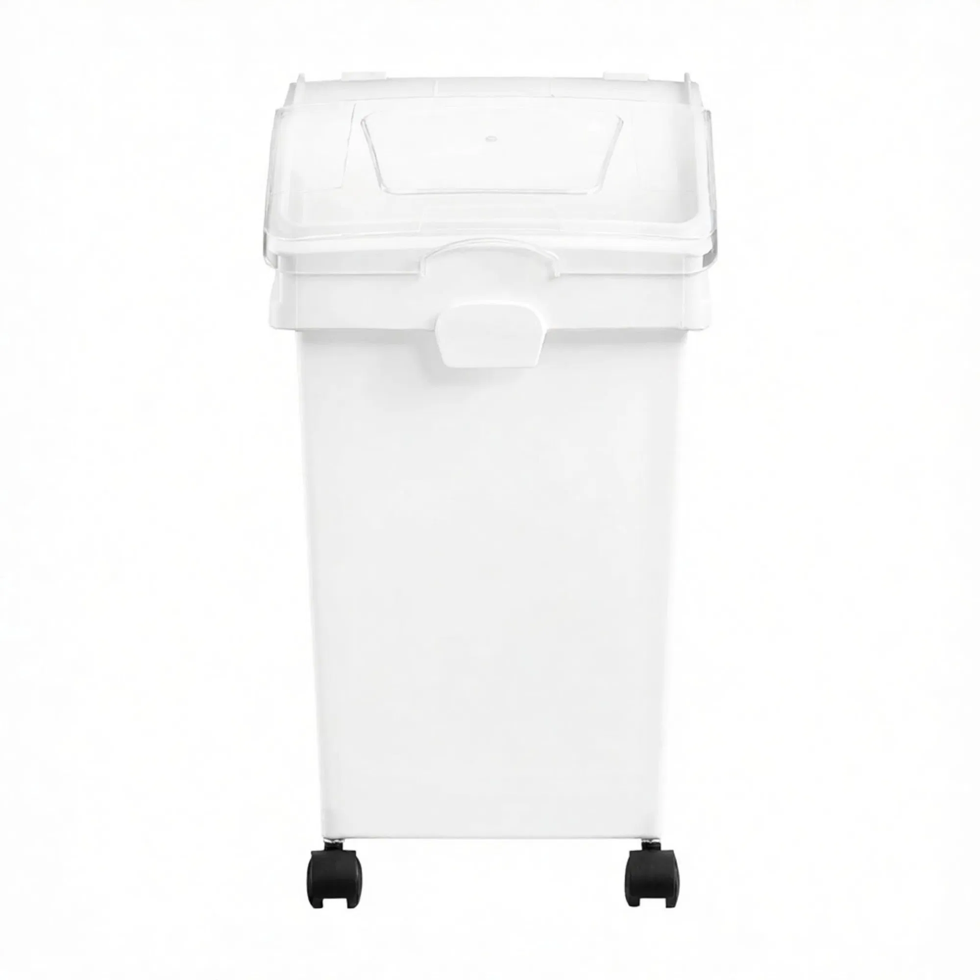 3-Pack 25L Large Rice Storage Container, Airtight Dog Food Dispenser Bin with Wheels & 3 Scoops, Kitchen Grain Cereal Flour Organizer photo 3