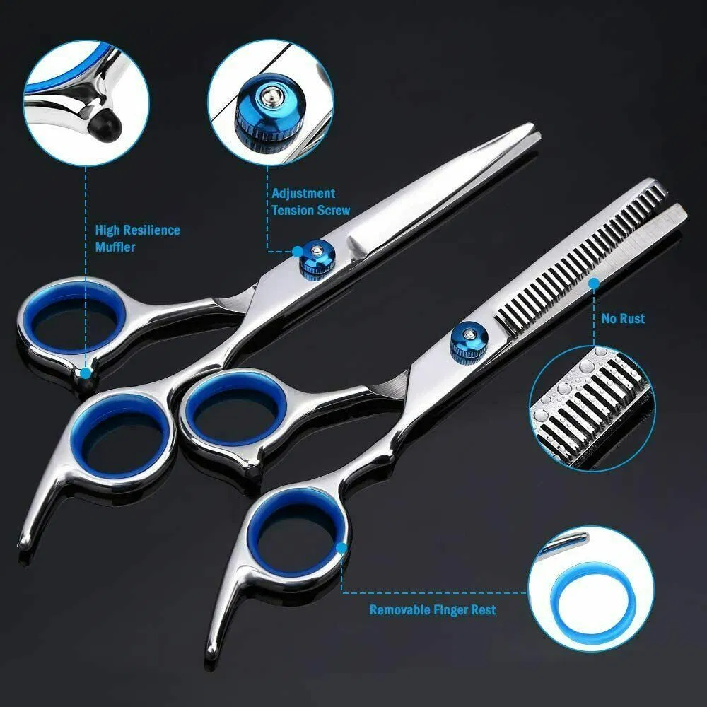 Professional Hair Cutting Thinning Scissors Barber Shears Hairdressing Salon Set photo 8