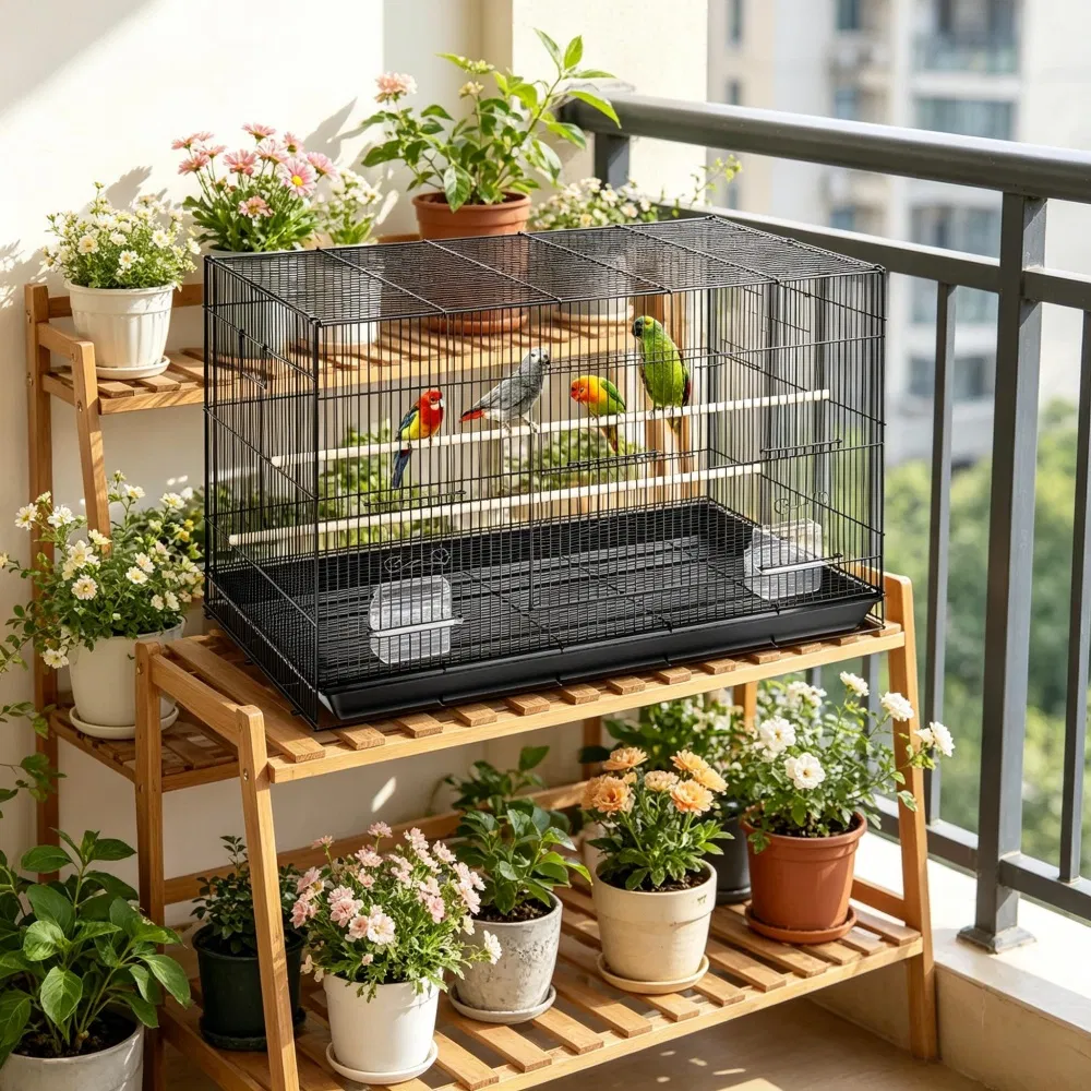 Bird Cage with Easy to Clean photo 3