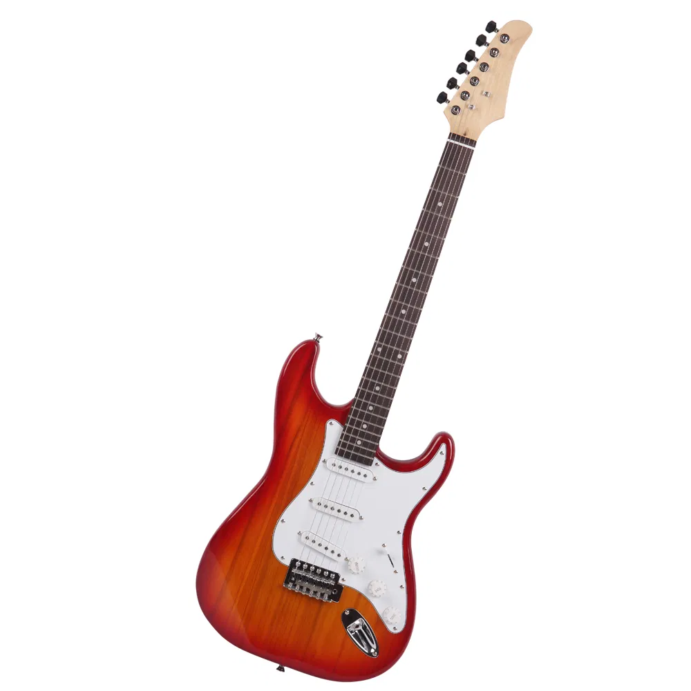 Rosewood Fingerboard Electric Guitar Sunset Red photo 3