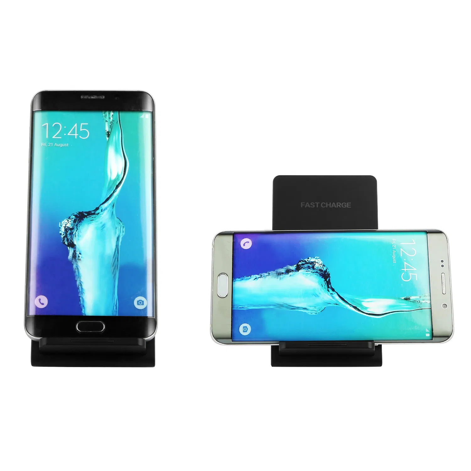 Qi Wireless Charger 10W Fast Charging Pad Stand Dual Coils Compatible with 7.5W 5W for iPhone XS/XS Max/XS/X Galaxy S10 /S9+ /S8 Google Nexus 6 photo 5