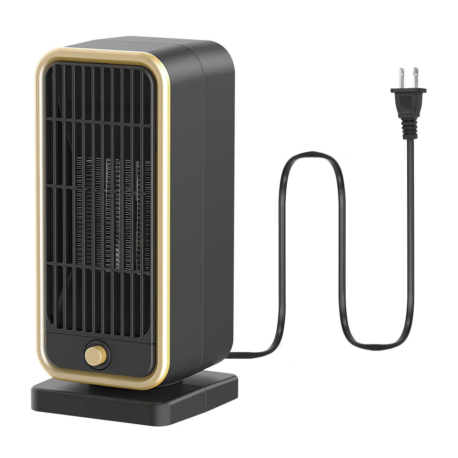 Indoor Portable Ceramic Space Heater, PTC Heating Tech, Overheat & Tip-Over Auto Shut-Off, Lightweight Desktop Heater for Home, Bedroom and Office Spaces photo 2