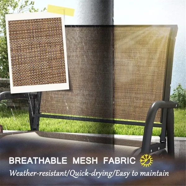 2PCS Outdoor Glider Chair(Swiship-Ship)(Prohibited by WalMart) photo 6