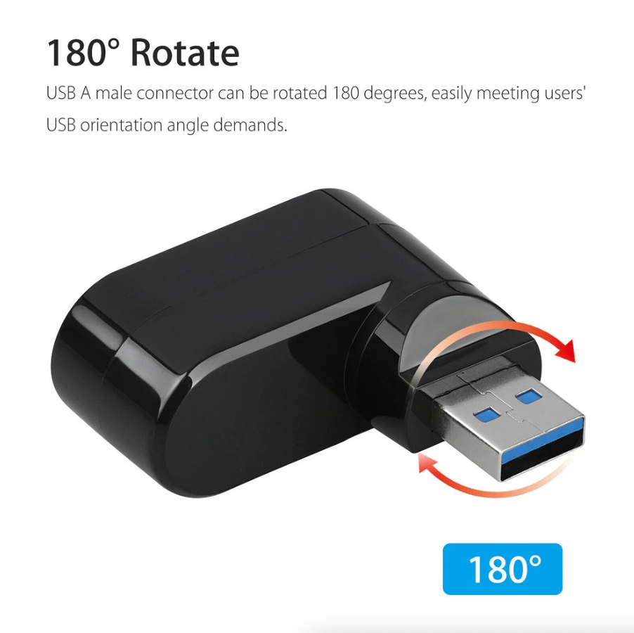 High Speed 3 Port USB 3.0 Multi HUB Splitter Expansion Desktop PC Laptop Adapter photo 5