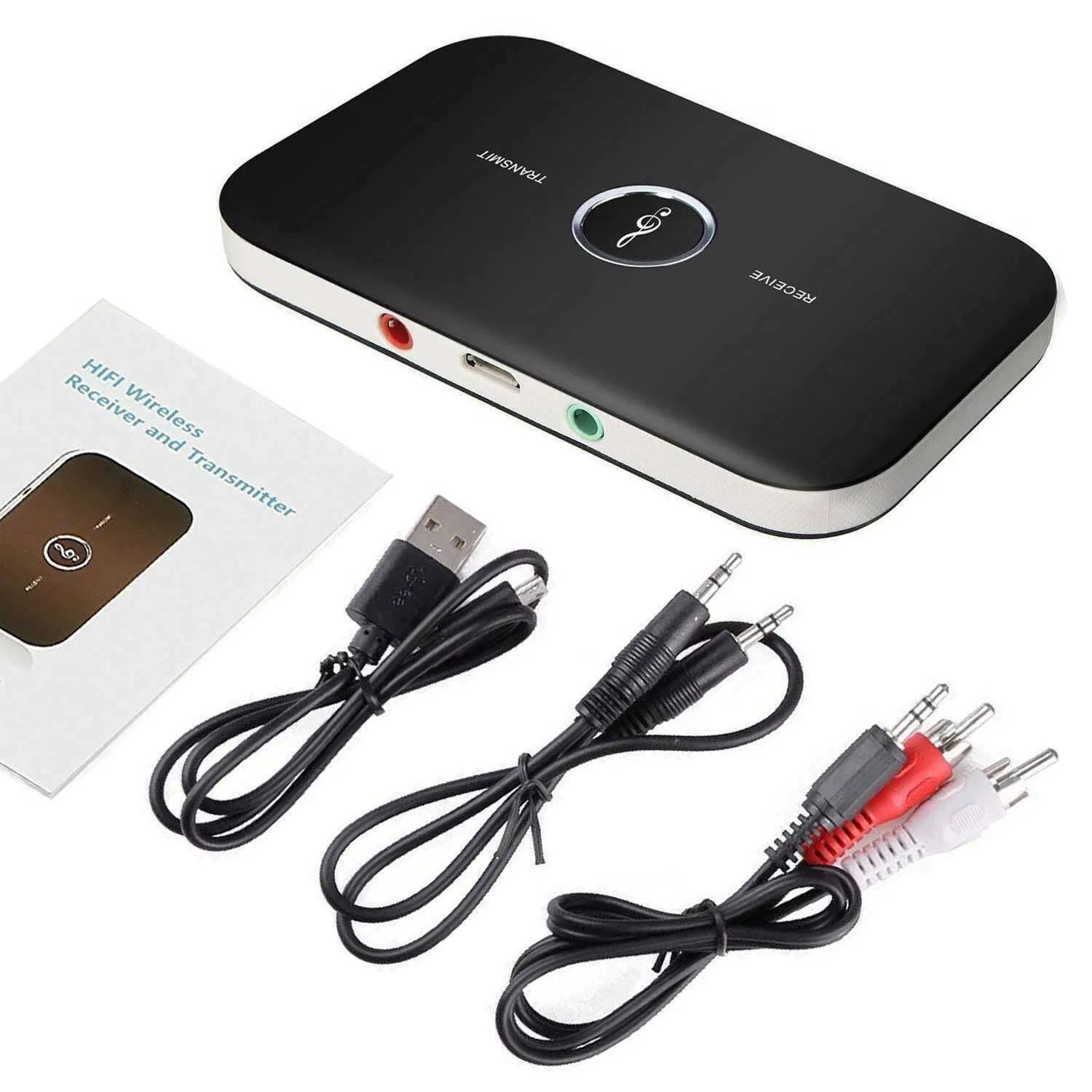 Bluetooth 5.0 Transmitter Receiver 2 IN 1 Wireless Audio 3.5mm Jack Aux Adapter photo 7