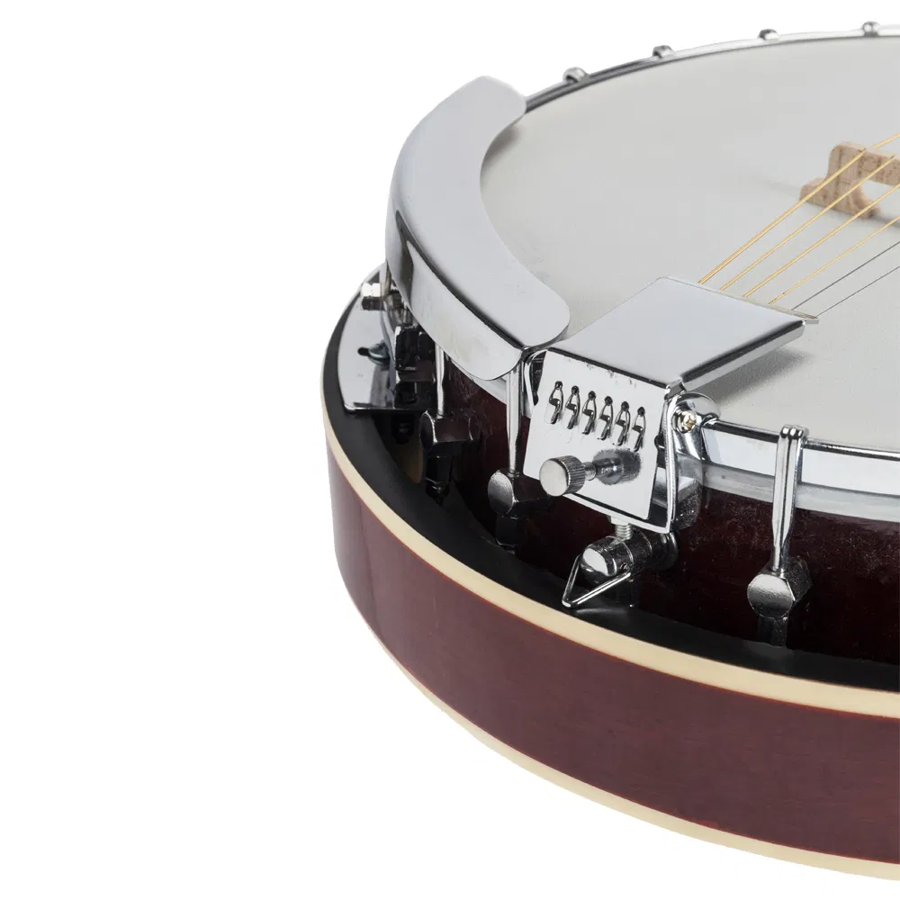 Top Grade Exquisite Professional Sapelli Notopleura Wood Alloy 6-string Banjo photo 7