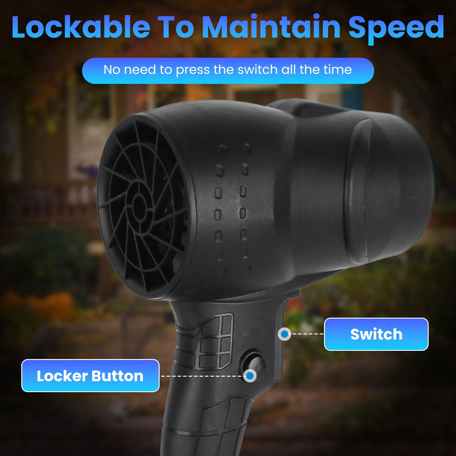 Portable Cordless Mini Blower (with Carrying Case), 130000RPM High Wind Speed & 1000W Motor, Wireless Design for Vehicle/Home/Outdoor Debris/Snow Clearing photo 7