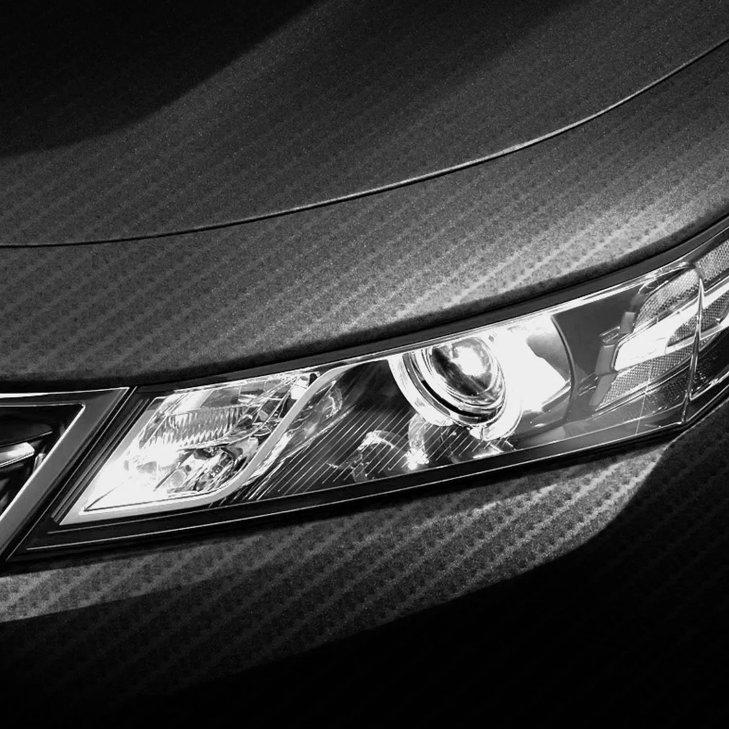 Black 7D Carbon Fiber Car Wrap High Gloss Vinyl Wrap Film Roll Bubble Free Air Release for Cars Laptops Phones photo 3