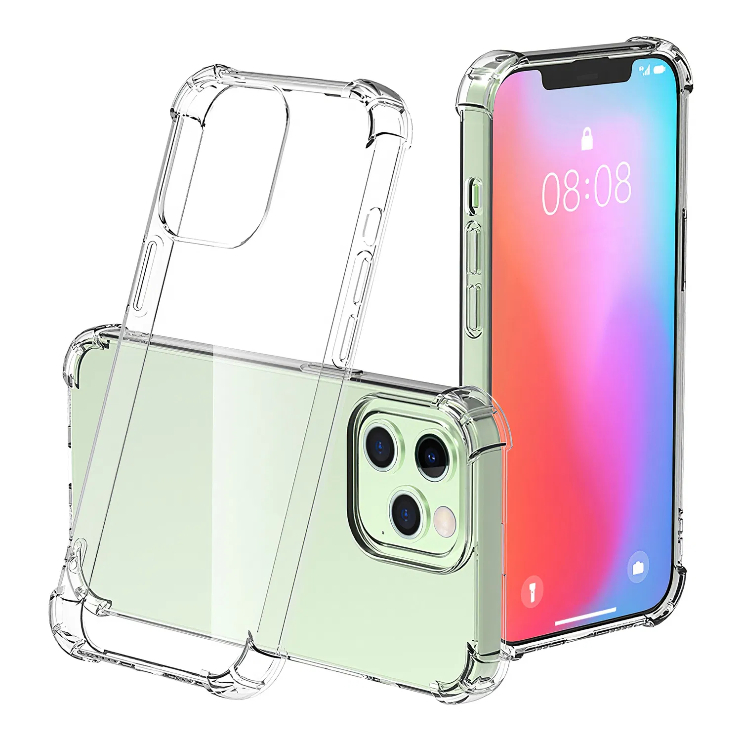 Shockproof Clear Phone Case Soft TPU Transparent Phone Cover Anti-Shock Ultra-Thin Phone Case Cover photo 2