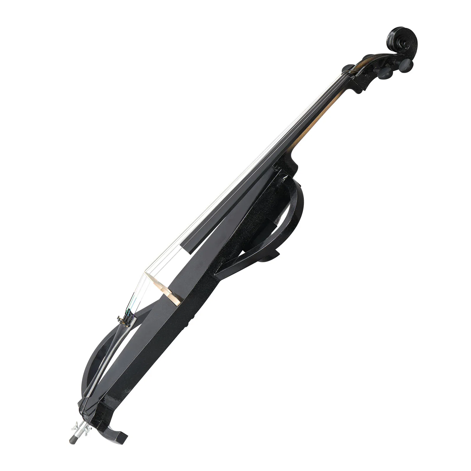 Full-size 4/4 S-type electric cello, including case, bow, rosin, headphones, connecting cable photo 4