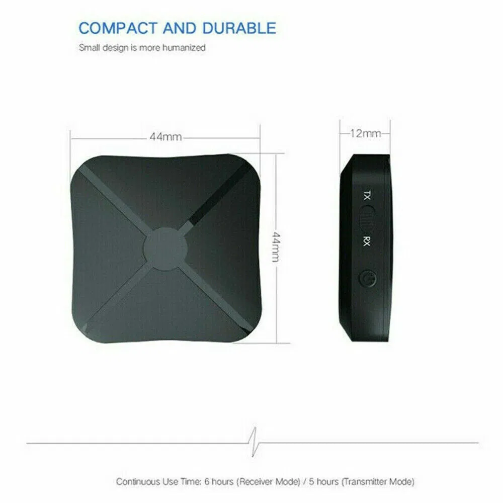 2in1 Bluetooth Transmitter Receiver Wireless Adapter TV Home Stereo A2DP Audio photo 5