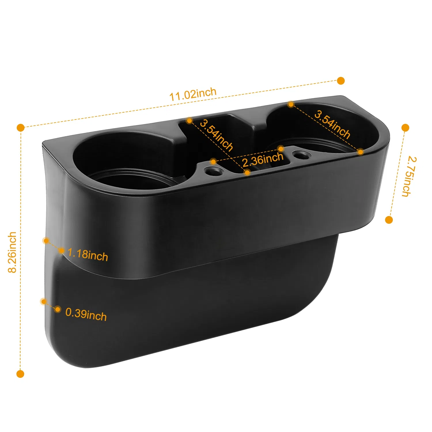 Car Seam Cup Holder Seat Gap Wedge Drink Storage Organizer Console Side Pocket Mount Stand photo 4