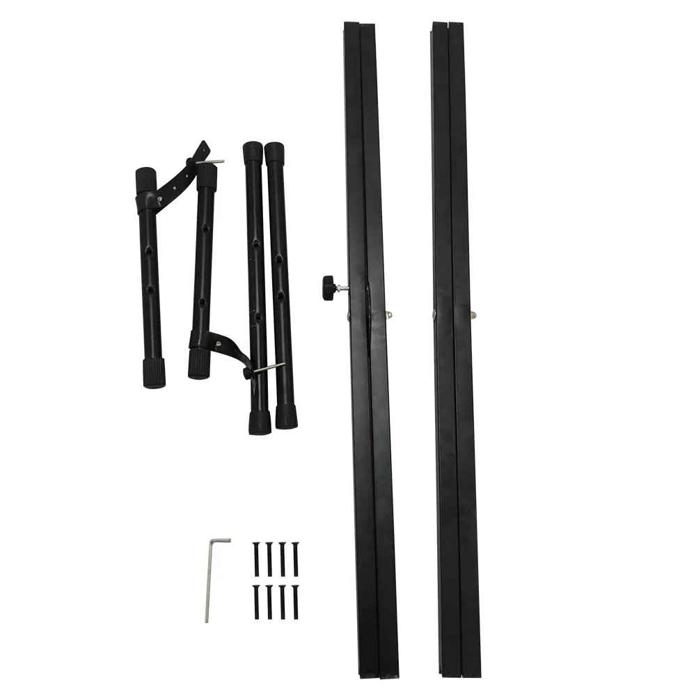 [Replace 57435105]Dual-tube X-Shape Keyboard Stand Black photo 6