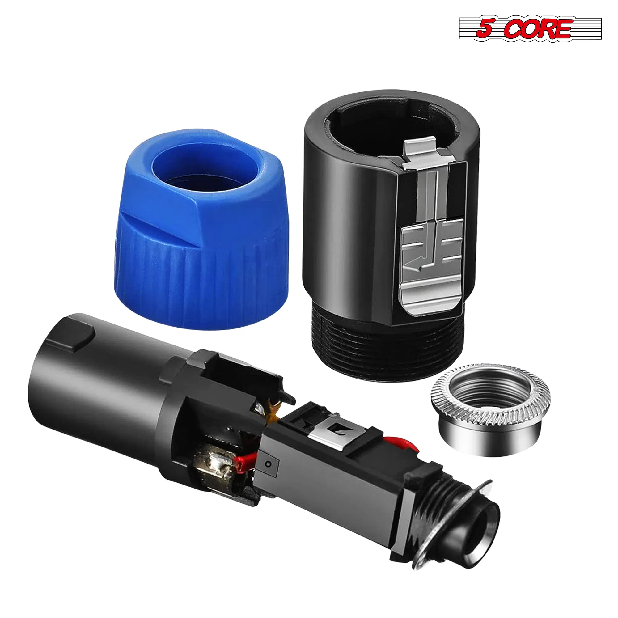5 Core Speakon Adapter High Quality Audio Jack Male Audio Pin Speaker Adapter Connector photo 8