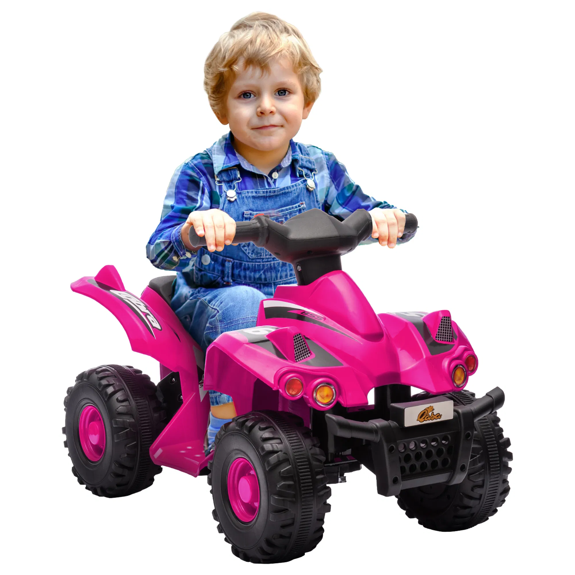 6V Kids ATV Quad w/ Music, Forward, for 2-6 Years, Pink photo 1
