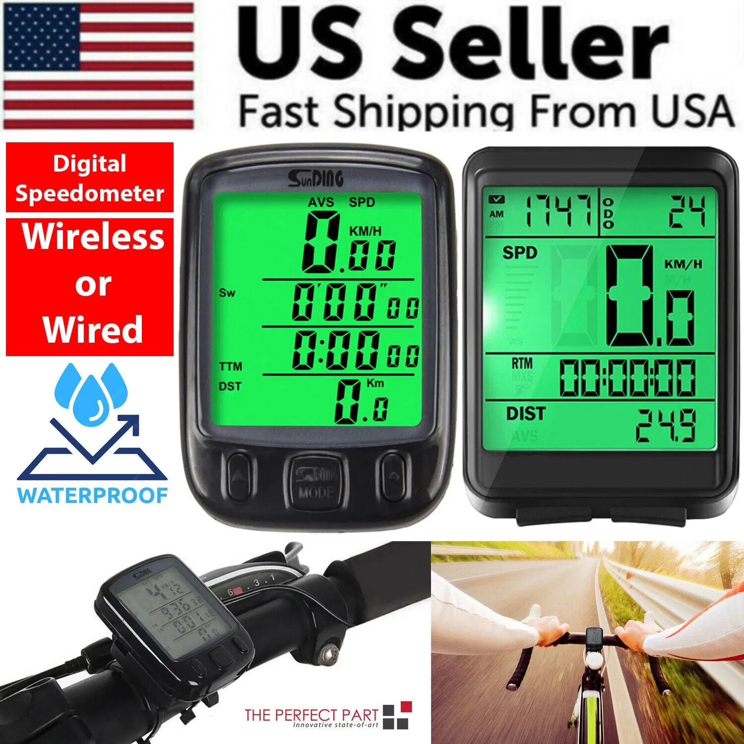 Bike Bicycle Speedometer Cycle Digital Odometer Computer Waterproof LCD Wireless photo 4
