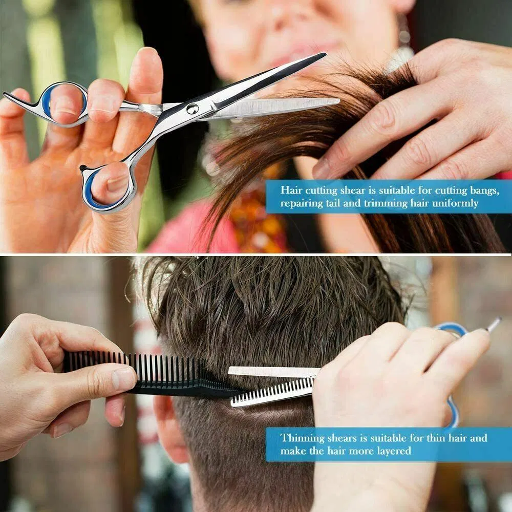 Professional Hair Cutting Thinning Scissors Barber Shears Hairdressing Salon Set photo 4
