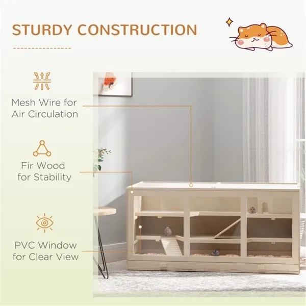 Wooden Hamster Cage photo 6