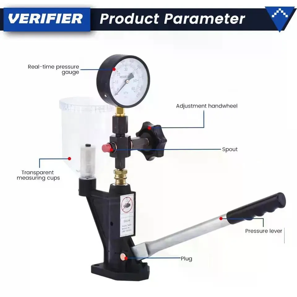 Professional Diesel Injector Tester – 9000 PSI Dual-Scale Gauge, 0-60MPa, Nozzle Repair Tool for Auto Tractor Truck Engine photo 5