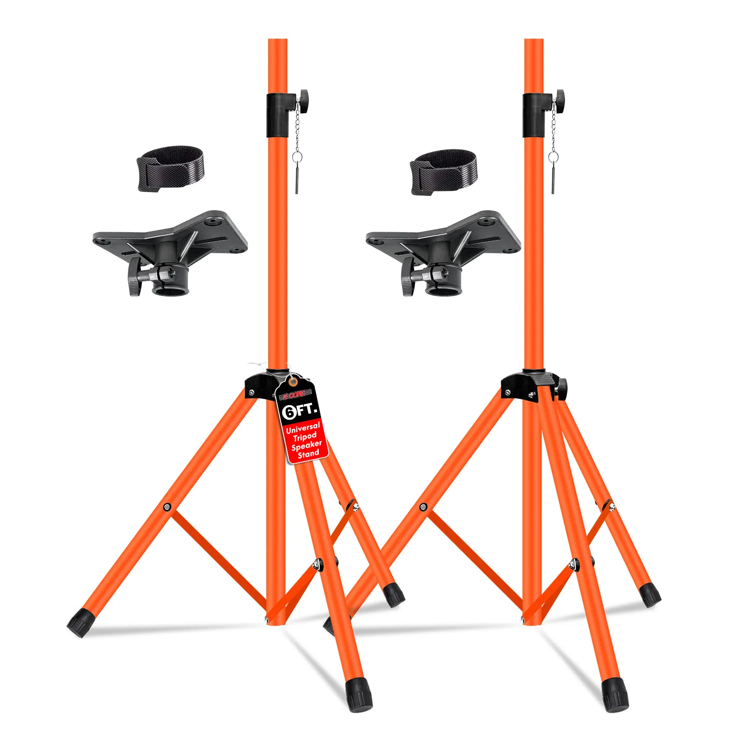 5 Core Speaker Stand Pair Height Adjustable Universal PA DJ Tripod Studio Monitor Stands Heavy Duty w 35mm Compatible Add for Home On Stage In Studio Use photo 1
