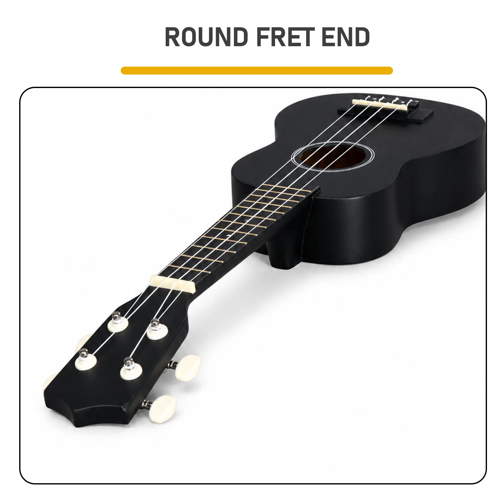 21in Linden wood body rosewood fingerboard ukulele, cotton bag, capo, strap, picks*2, tunerStringsDust cloth photo 8