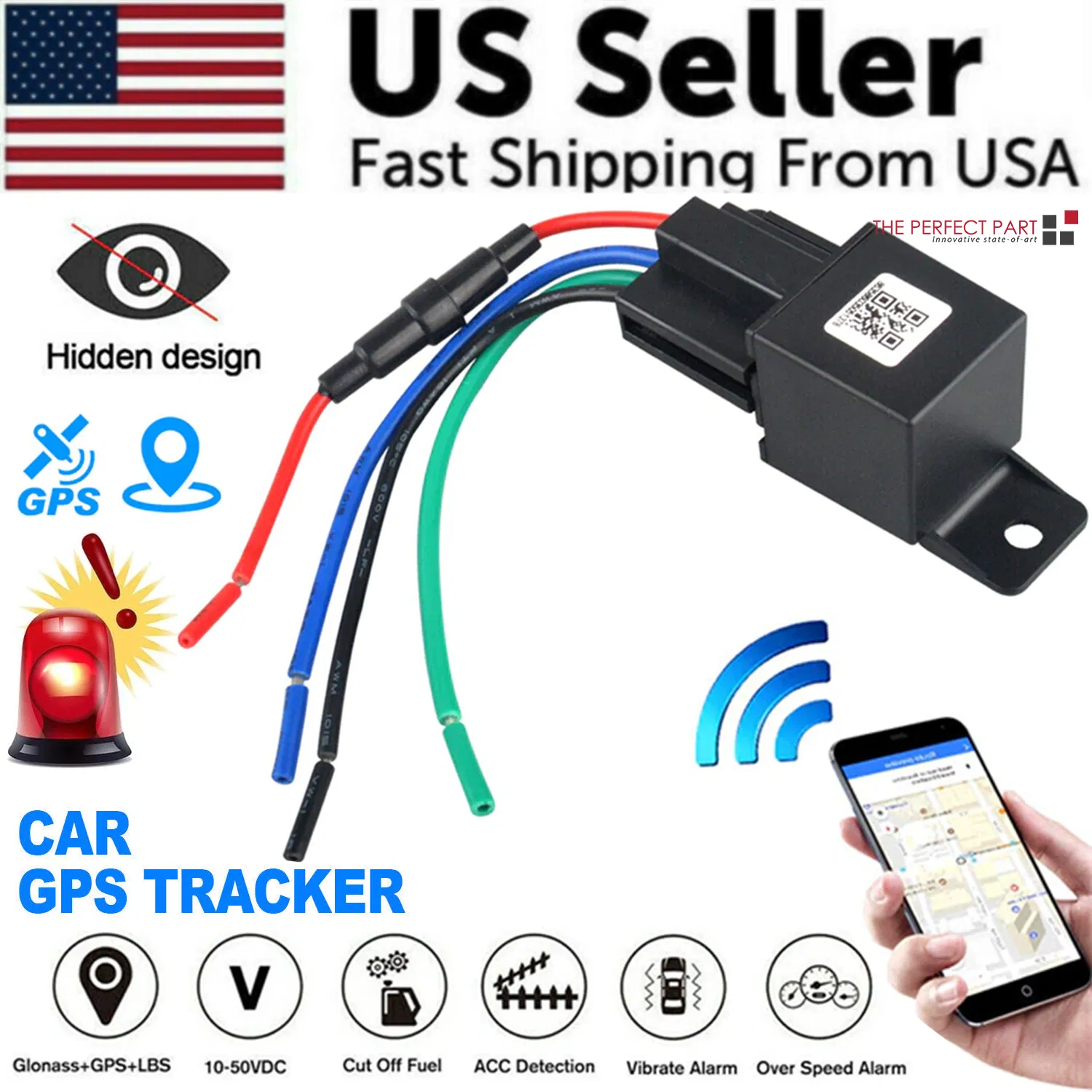 GPS Tracker Real-Time Tracking Locator Device GPRS GSM Car/Motorcycle Anti Theft photo 1
